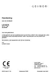 Bedieningshandleiding Qbus 10 NL 1